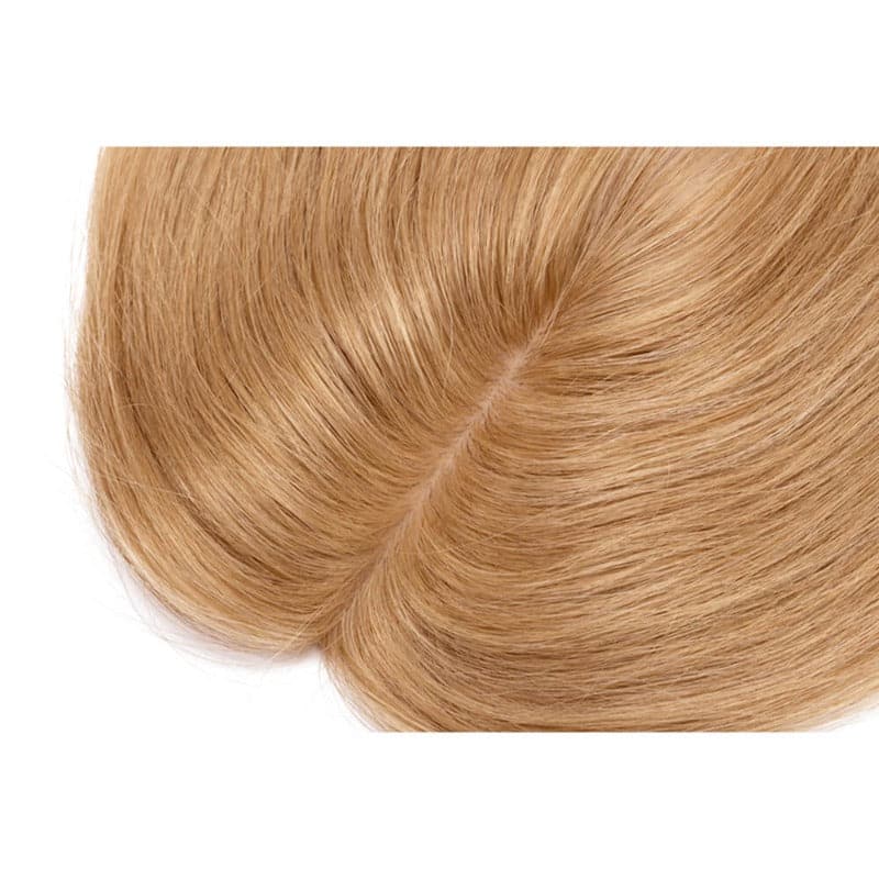 silk base human hair toppers