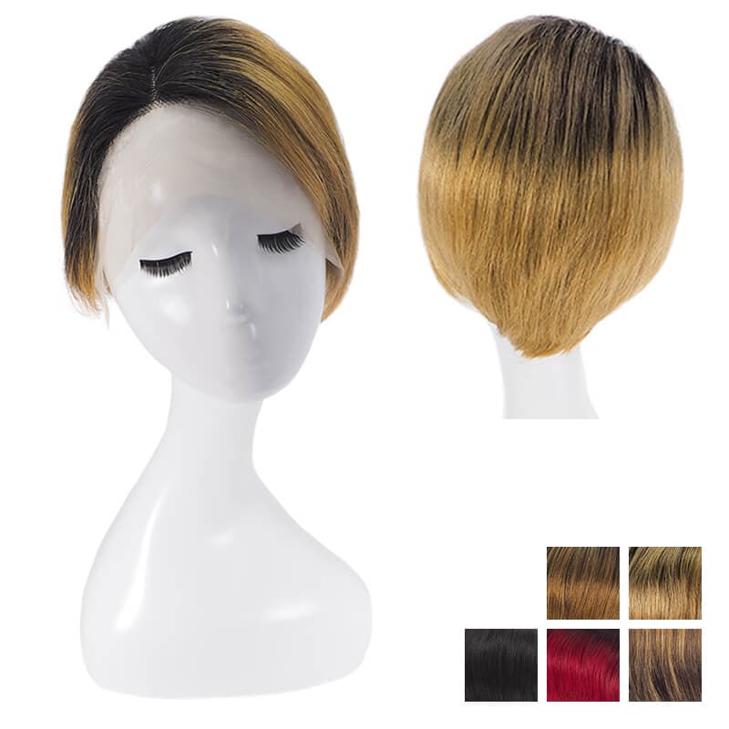lace front human hair wig