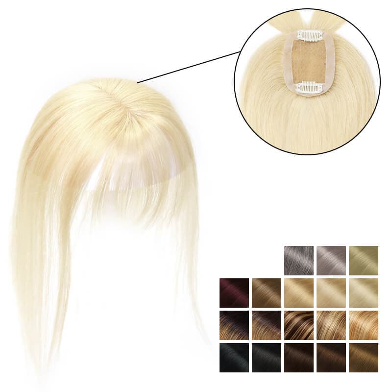 E-litchi human hair toppers