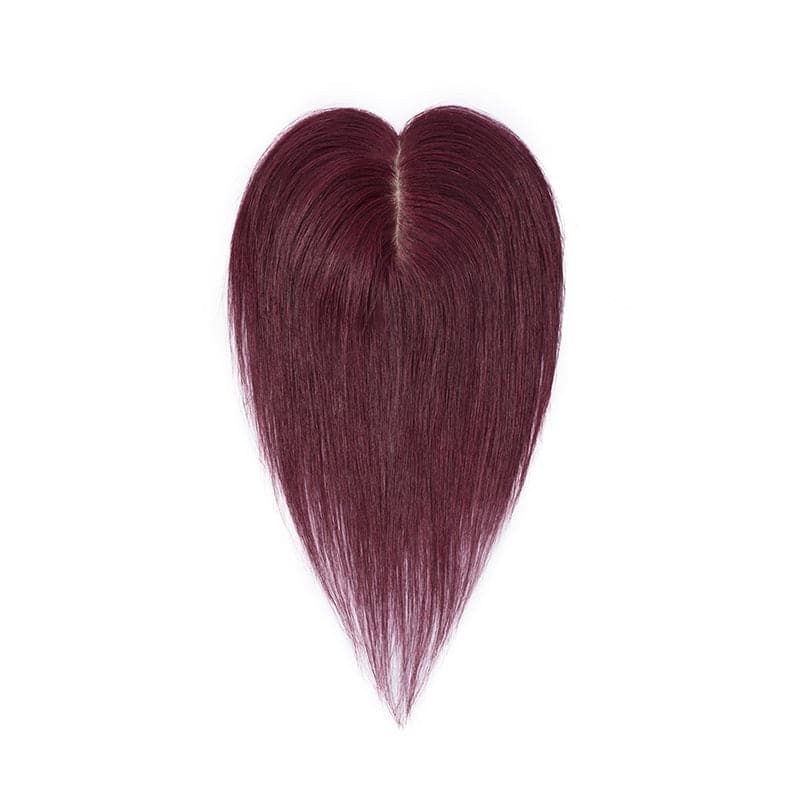 red human hair toppers