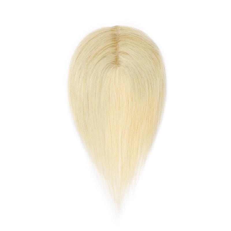 blonde human hair toppers