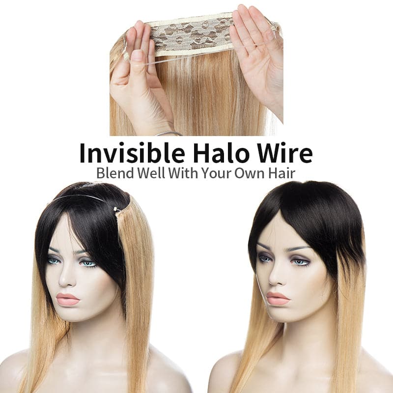 Black Halo Human Hair Extension Full Volume E-LITCHI® Hair