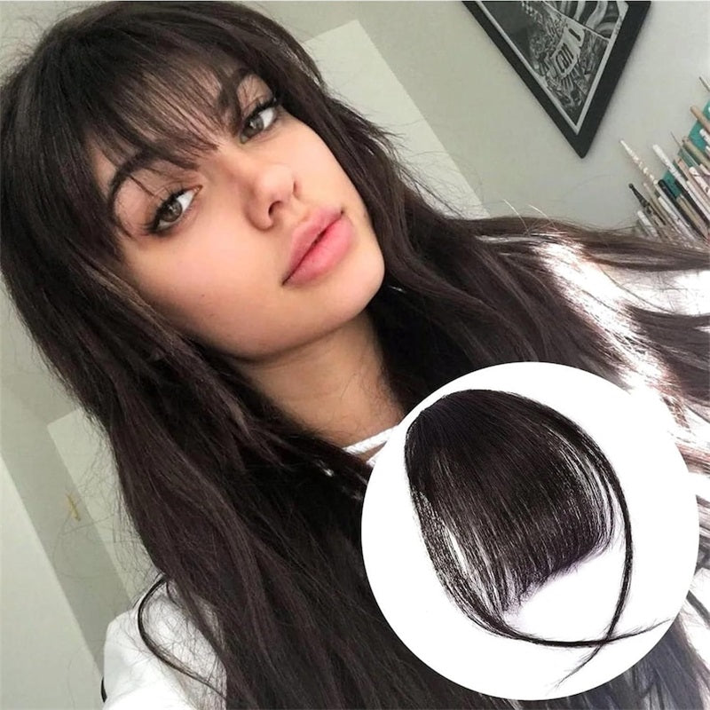 human hair with bangs